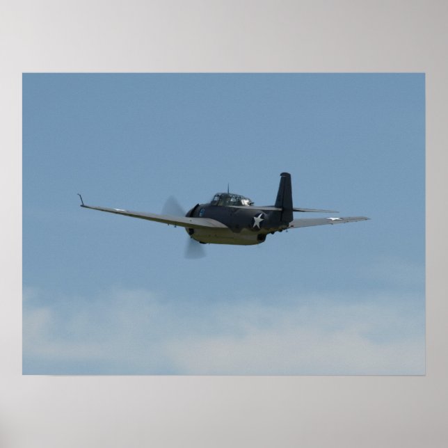 1945 TBM-3E "Avenger". Poster (Framsidan)