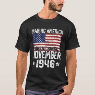 1946 års amerikanska födelsedagsgåvor från Fla T Shirt