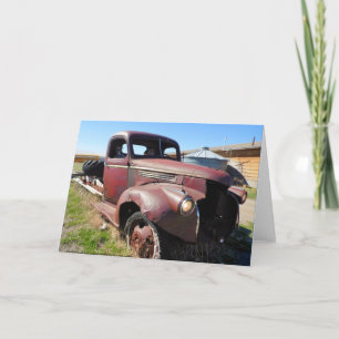 1946 års hälsningskort för Chevy Lastbil Kort