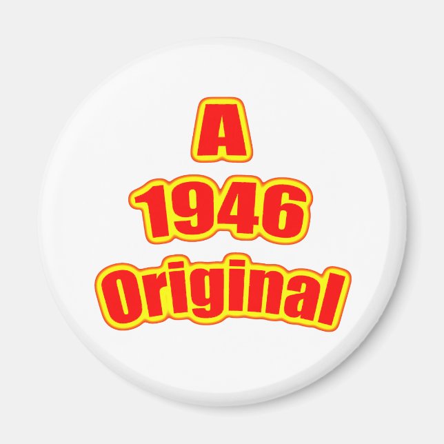 1946 Original Red Magnet (Framsidan)