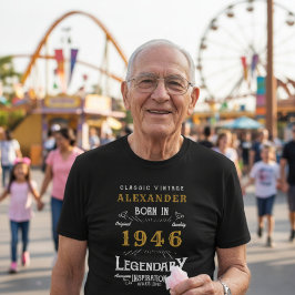 1946 Personligen Legendary Black T Shirt
