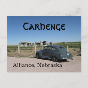 1946 Plymouth at Carhenge Vykort
