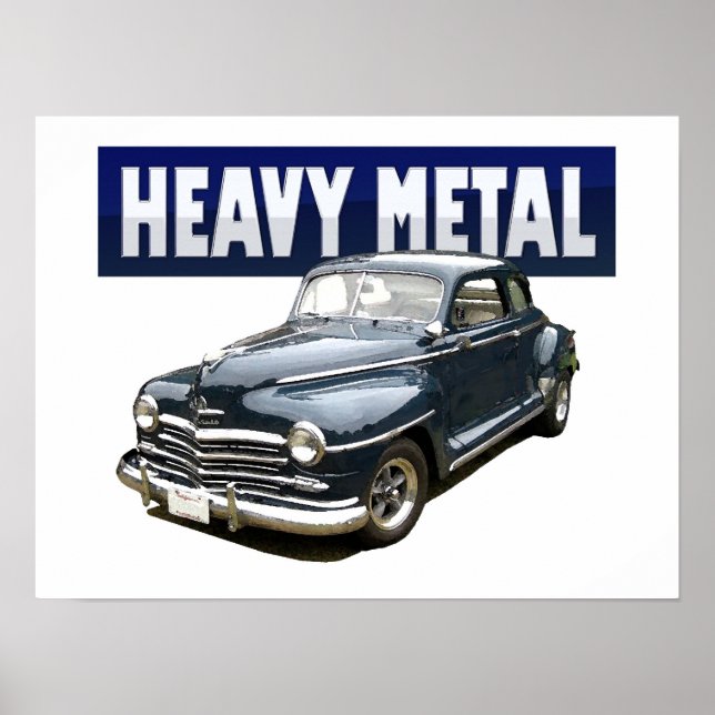 1946 Plymouth coupe Poster (Framsidan)