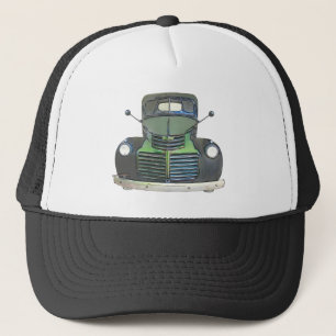 1947 Antique Lastbil Sketch Truckerkeps