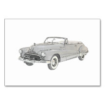 1947 Buick Roadmaster Conversible Illustration