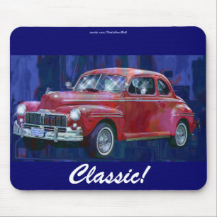 1947 Classic Car Collecsible Art Mousepad Musmatta