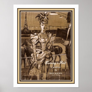 1947 "Evening in Paris"Parfym Ad- Poster