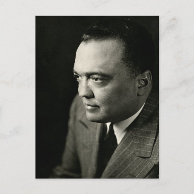 1947 FBI-chef J. Edgar Hoover Vykort (Framsida)