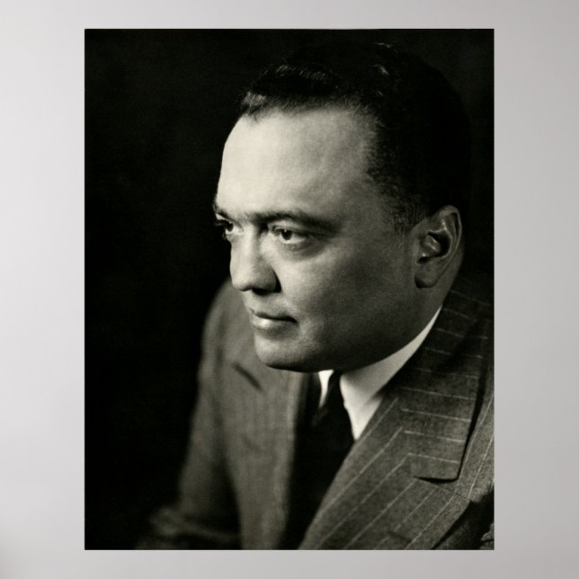 1947 FBI Ditector J. Edgar Hoover Poster (Framsidan)