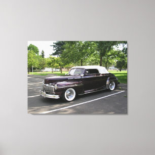 1947 Kvicksilverkonvertibel Poster Canvastryck
