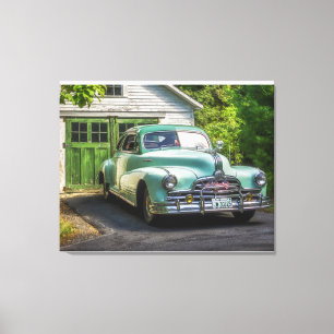 1947 Pontiac Torpedo vilar med två ton Canvastryck