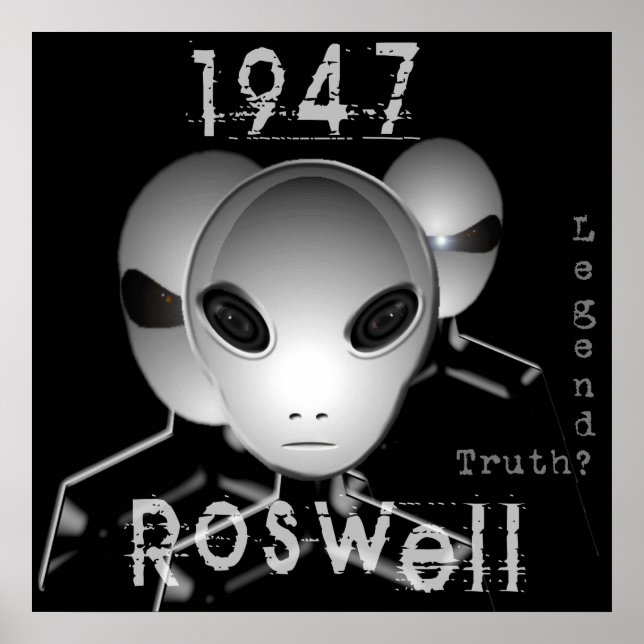 1947 Roswell Poster (Framsidan)