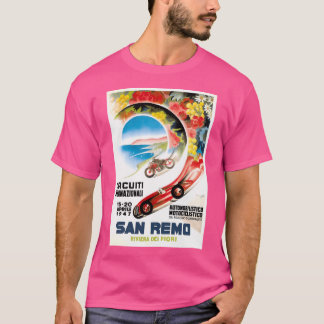 1947 San Remo Grand Prix Tävling Poster T Shirt