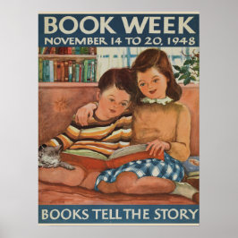1948 Barns Bok-vecka Poster