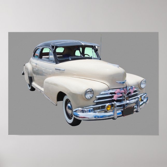 1948 Chevrolet Fleetmaster Antique Car Poster (Framsidan)