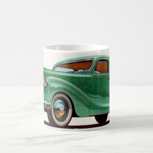 1948 grönt Austin Devon Kaffemugg