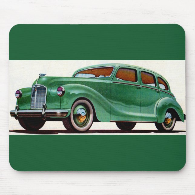 1948 grönt Austin Devon Musmatta (Framsidan)