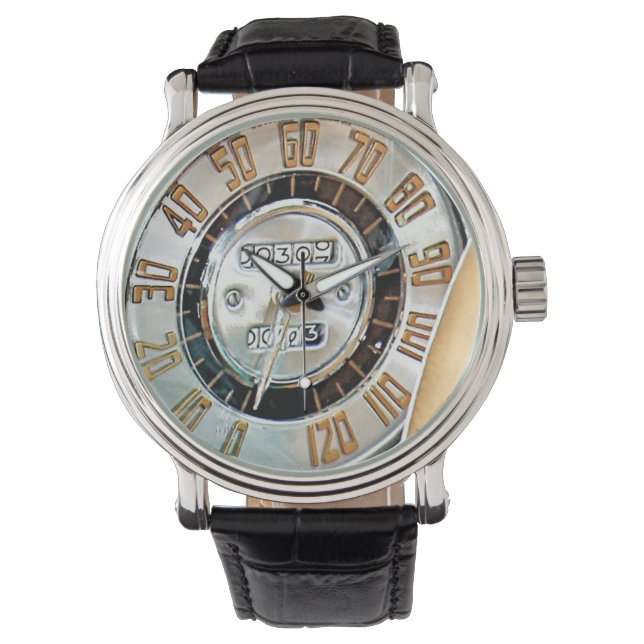 1948 Klassisk Hastighetsmätare för Bil Armbandsur (Framsida)