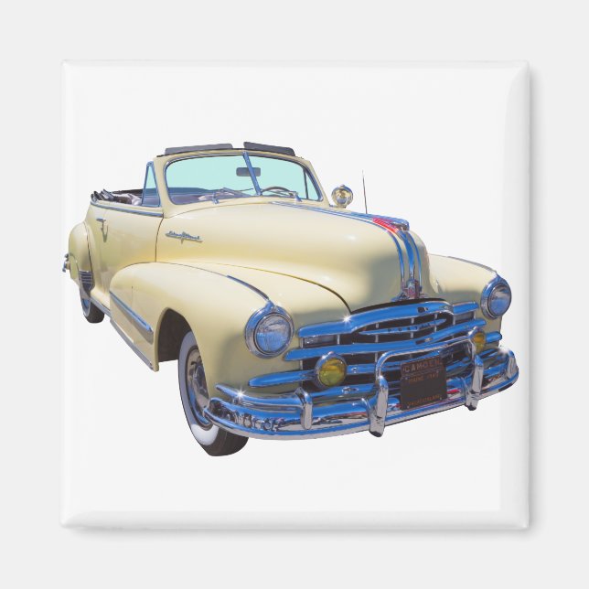 1948 Pontiac Silver Streak-konvertibel bil Magnet (Framsidan)
