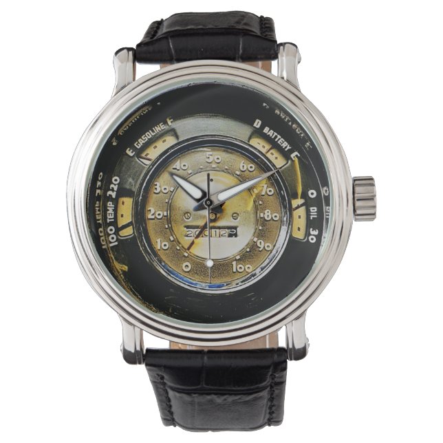 1949-1950 Klassisk hastighetsmätare och mätare för Armbandsur (Framsida)