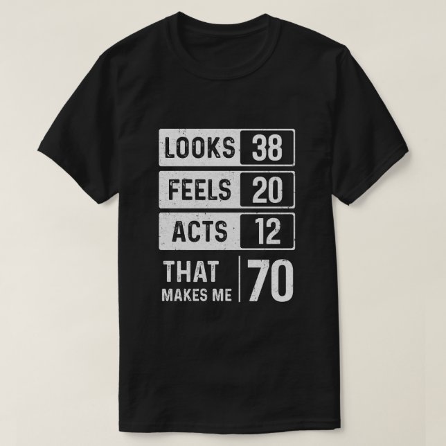 1949 70 år gammal födelsedag ser ut som lagar t shirt (Design framsida)