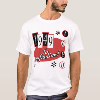 1949 70:e födelsedagen MidCentury T Shirt