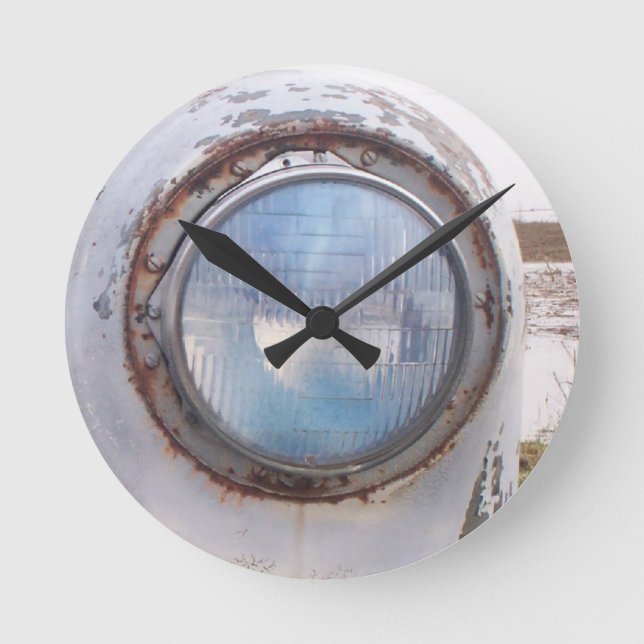 1949 Chevy Clock Rund Klocka (Framsida)