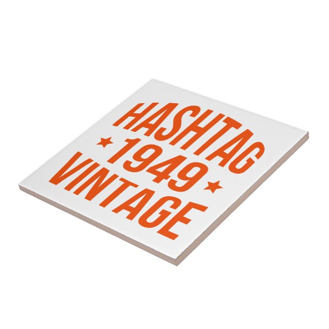 1949 Hashtag-Vintage Kakelplatta (Sidan)