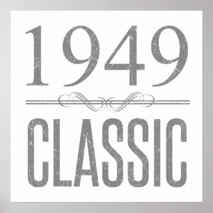 1949 Klassiskt födelseår Poster