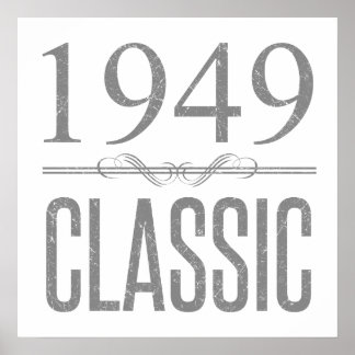 1949 Klassiskt födelseår Poster