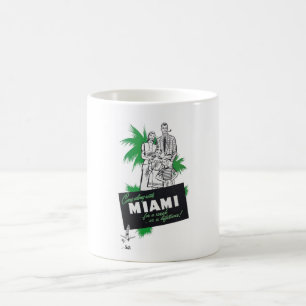 1949 MIAMI TOURISM AD VINTAGE! GAMLA! KVAR! KAFFEMUGG