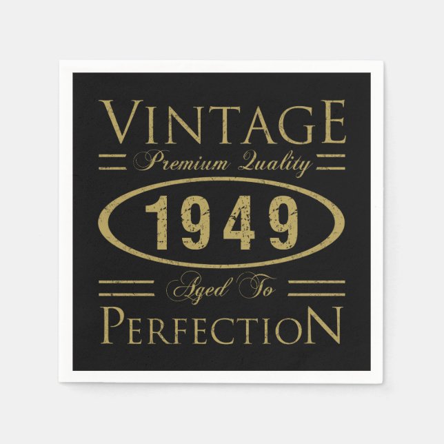 1949 Premium-kvalitet Pappersservett (Framsidan)