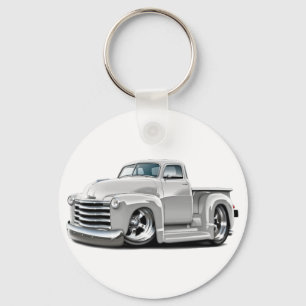 1950-52 Chevy White Lastbil Nyckelring