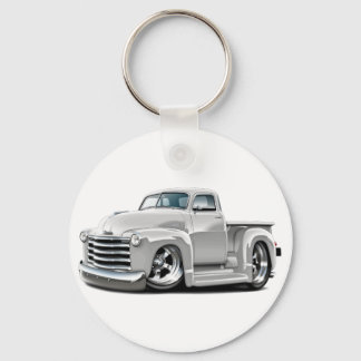 1950-52 Chevy White Lastbil Nyckelring
