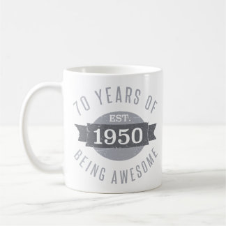 1950 70:e födelsedag Fantastisk För manar Kaffemugg