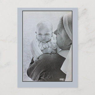 1950 Anne, Princess Royal som bebis Vykort