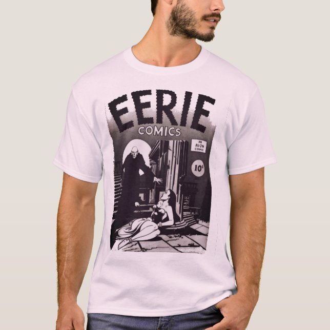 1950 års EERIE-Tecknader Graphic T-Shirt (Framsida)