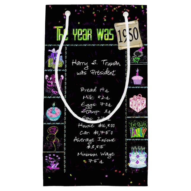 1950 års födelsetal - trivial på svart, småskalig  (Framsidan)