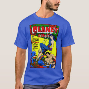 1950 års Planet-Tecknader T-Shirt