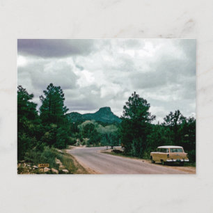 1950 års vattenfärgsfärg Art Prescott Arizona Thum Vykort