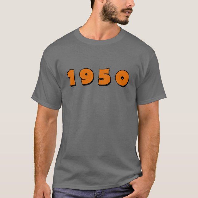 1950 års vinintag t shirt (Framsida)