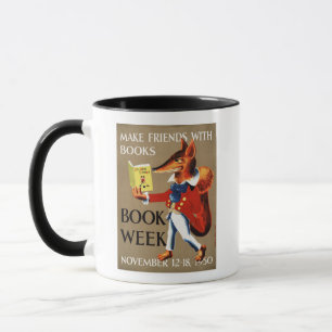 1950 barns mugg för bokvecka
