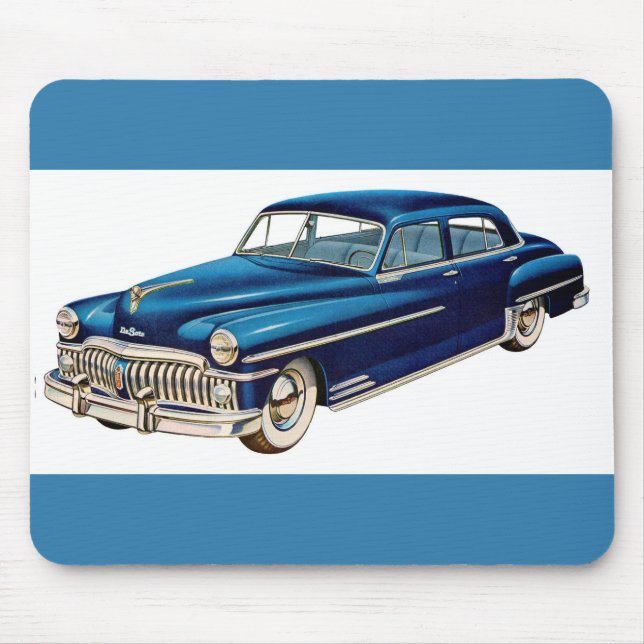 1950 Blue DeSoto Musmatta (Framsidan)