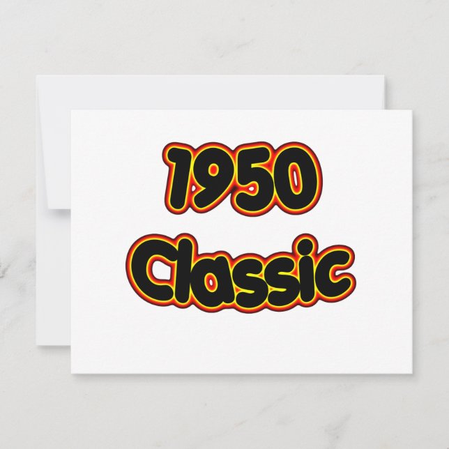 1950 Classic Kort (Framsida)