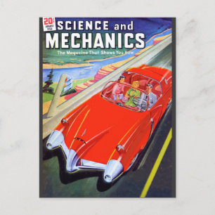 1950 Framtidens bil Vykort