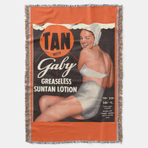 1950 Gaby Suntan Lotion ad Mysfilt