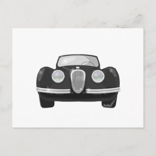 1950 Jaguar XK120 Vykort