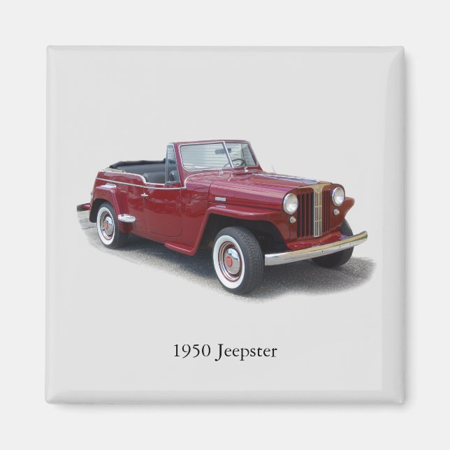1950 Jeepster magnet (Framsidan)