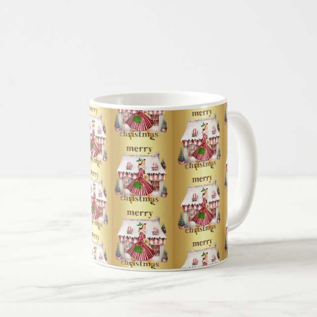 1950 Jul Vintage Dam Shopping Kaffemugg (Framsida höger)
