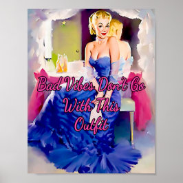 1950 Pinupets filmdressrum av Gil Elvgren Poster